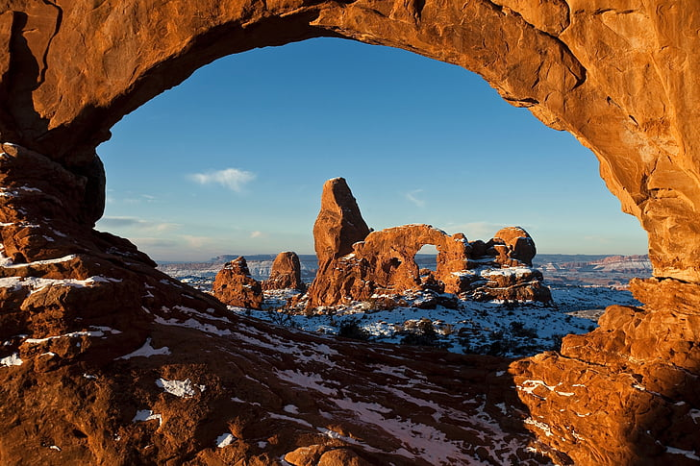 Royalty-Free photo: Arches National Park, Arizona, USA.